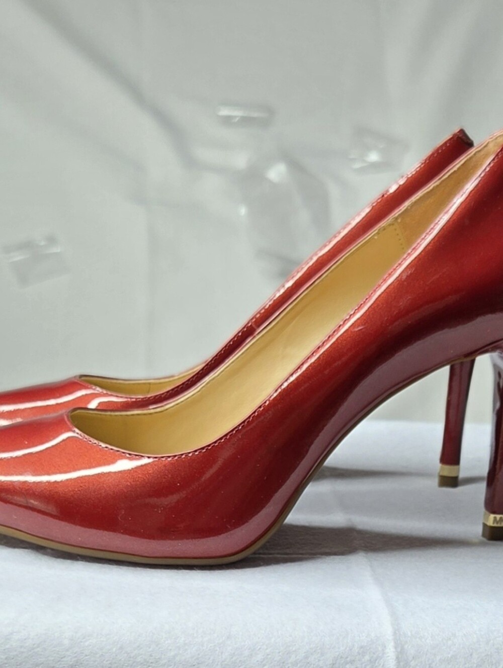 Michael Kors Red Patent Leather Pumps Heels – Pristine NWOB (Read Notes)